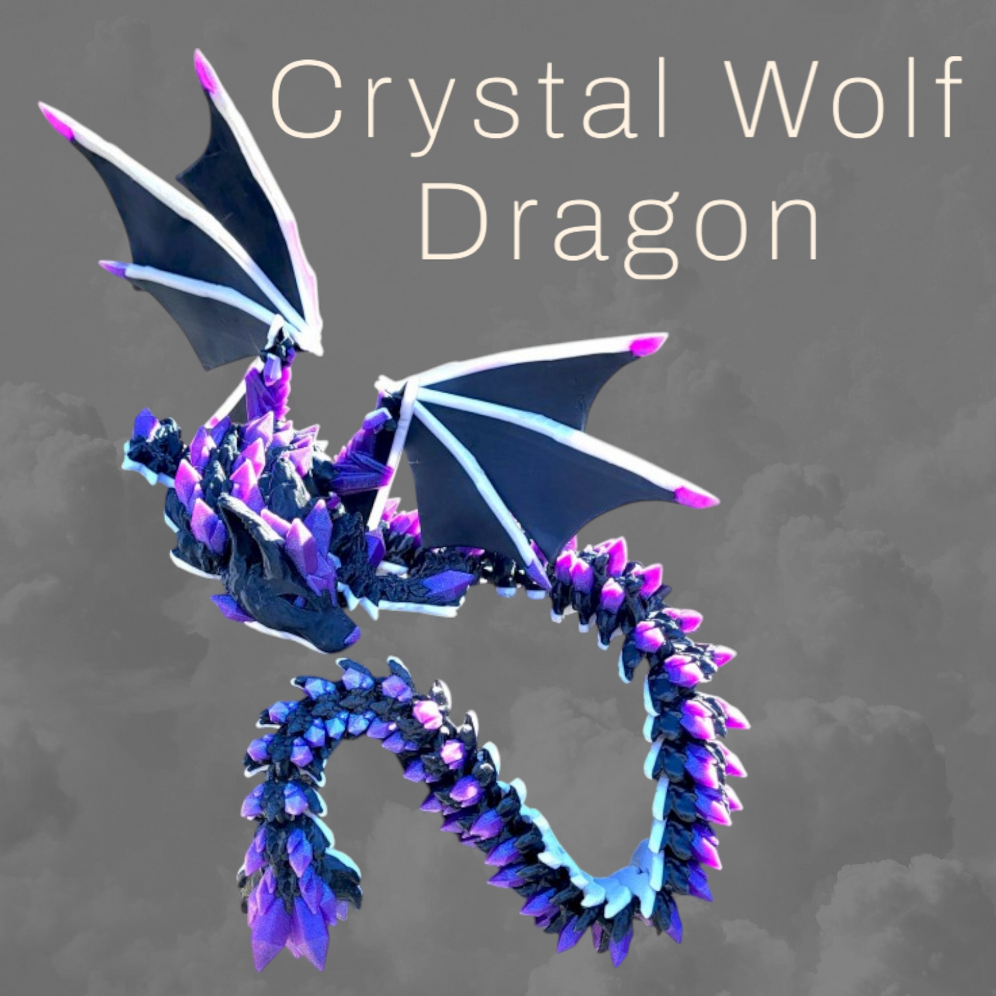 Crystal Wolf Dragon