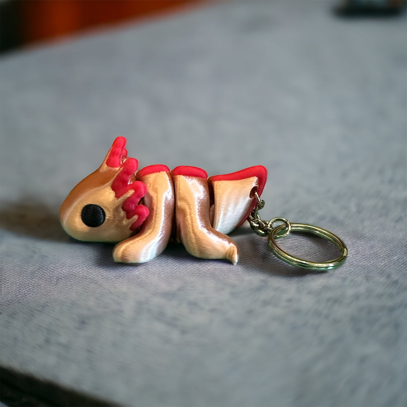 Axolotl Keychain