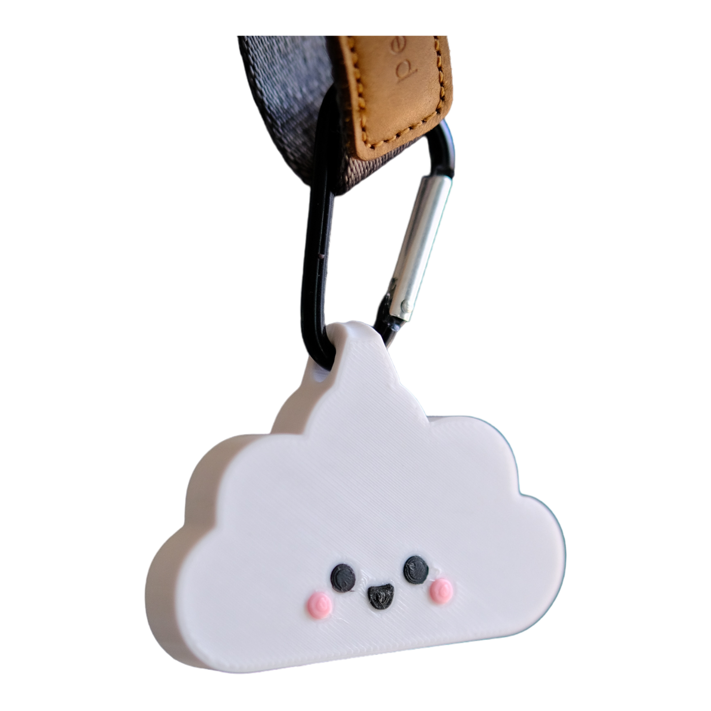 Kawaii Cloud Keychain