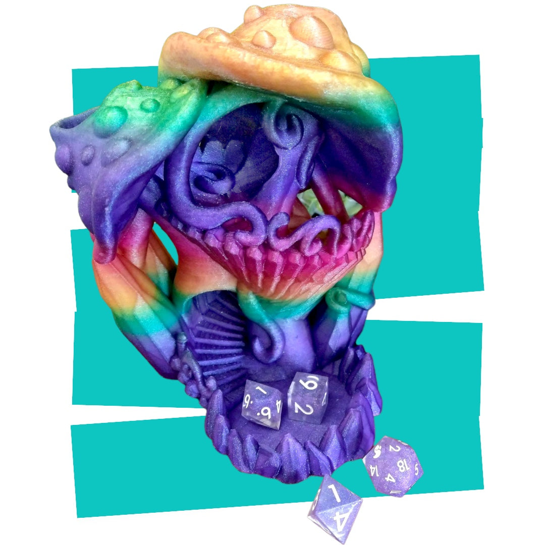 Mushroom Top Dice Tower