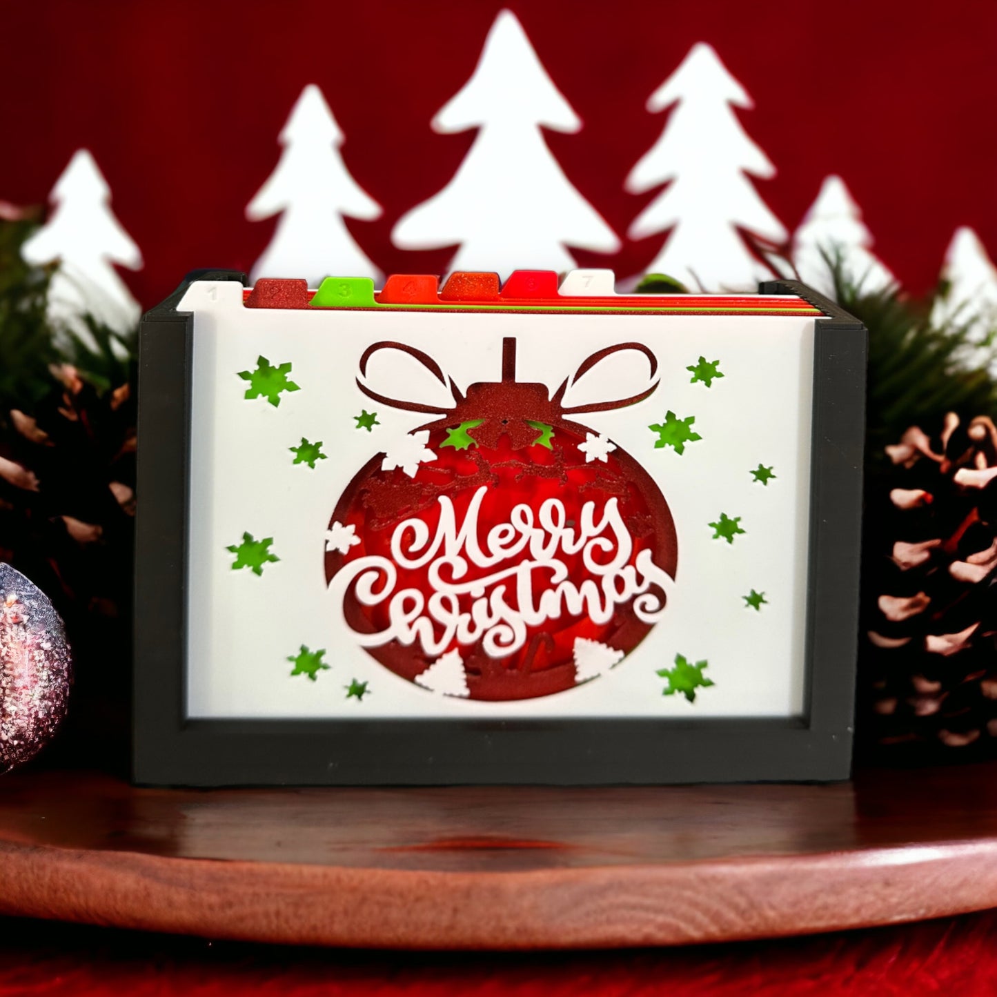 Merry Christmas Shadow Box