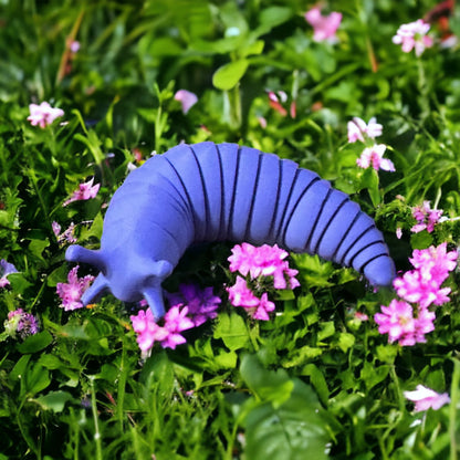 WigglyWonder Articulated Slug - Periwinkle