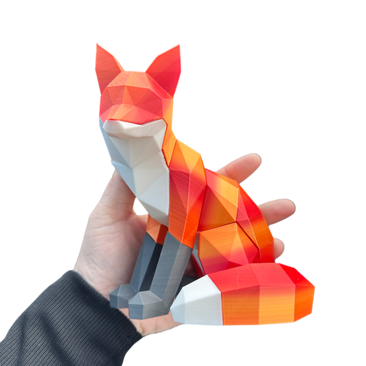 Magnetic Fox Puzzle Statue