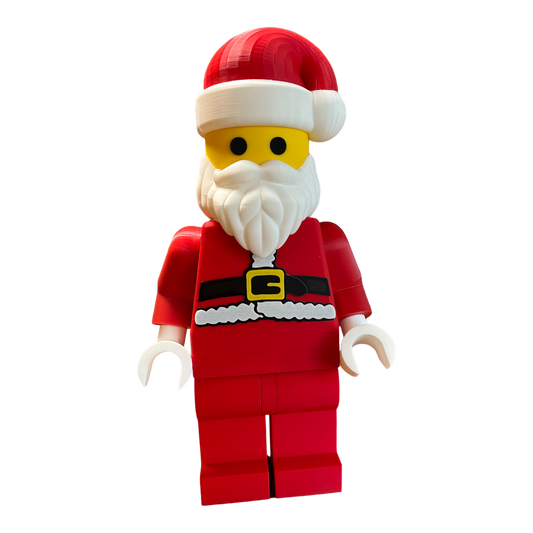 Lego Style Santa Decoration