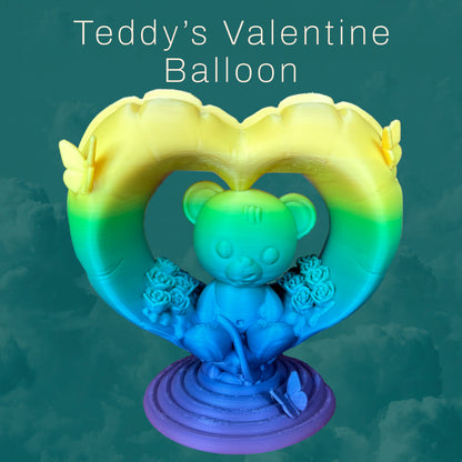 Teddy's Valentine Balloon