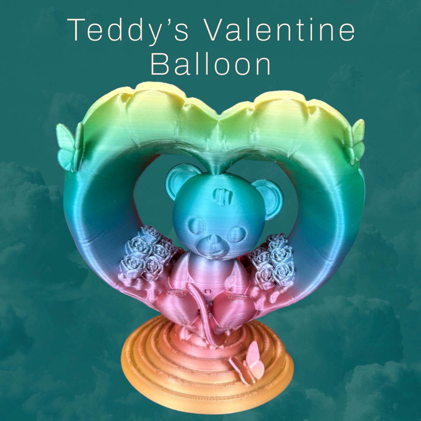 Teddy's Valentine Balloon