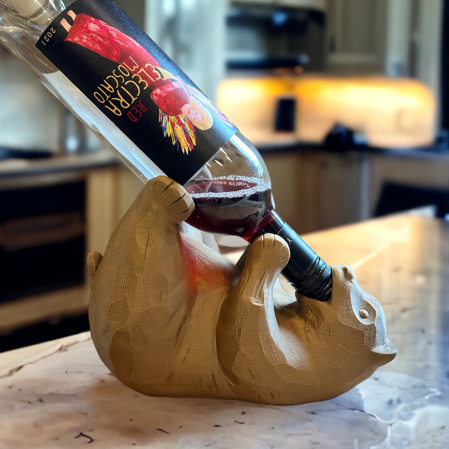 Bear Wine Bottle Holder